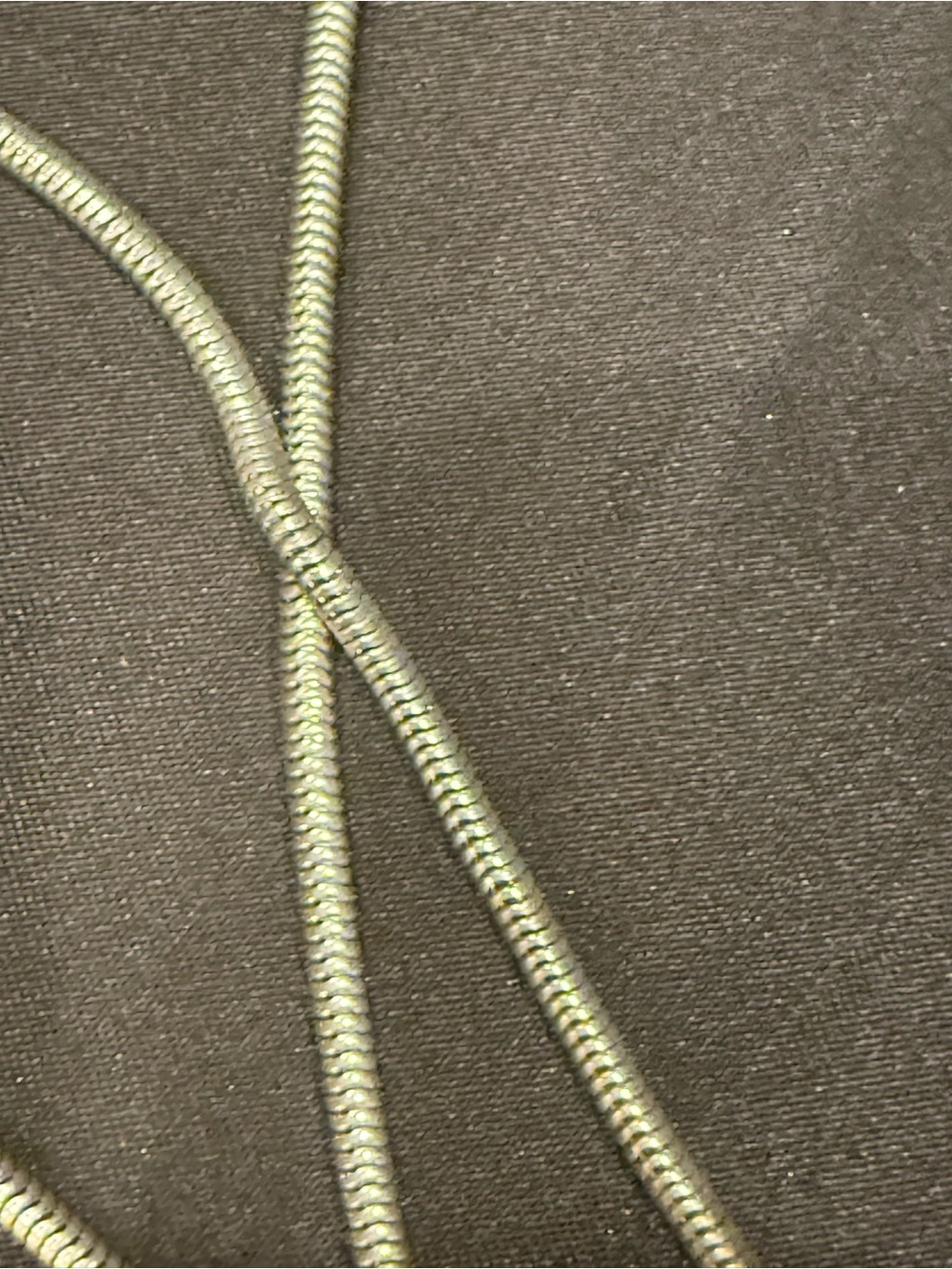 Sterling Silver Snake Chain Necklace Long Layered Look Lobster Clasp 16-18” - Picture 3 of 7